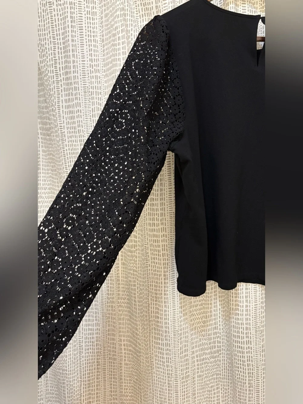 Boden lace sleeve top